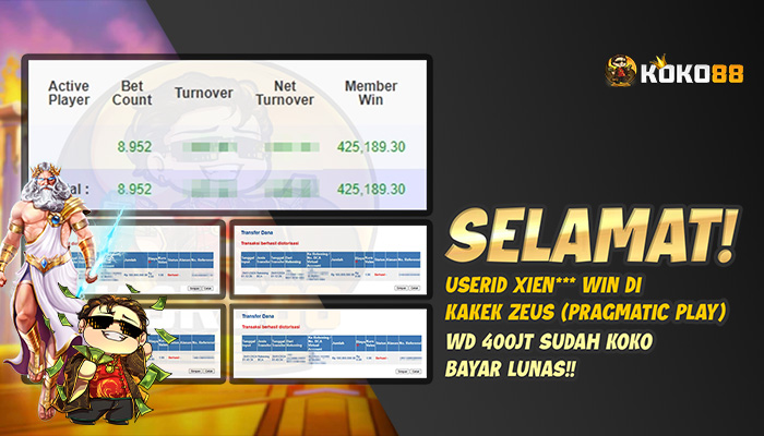Menang 400 Juta di Slot Koko88