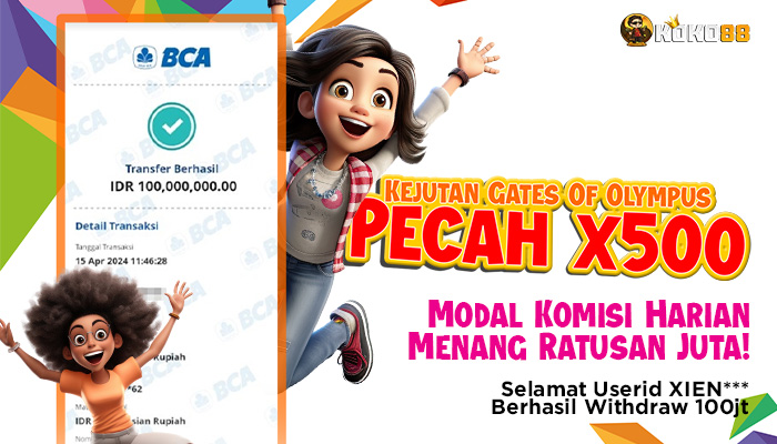 Komisi Harian: Gates Of Olympus Beri Kejutan Hingga Pecah x500