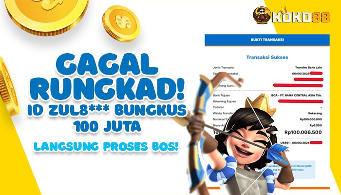 Gagal Rungkad! ID Zul8*** Bungkus 100 Juta!