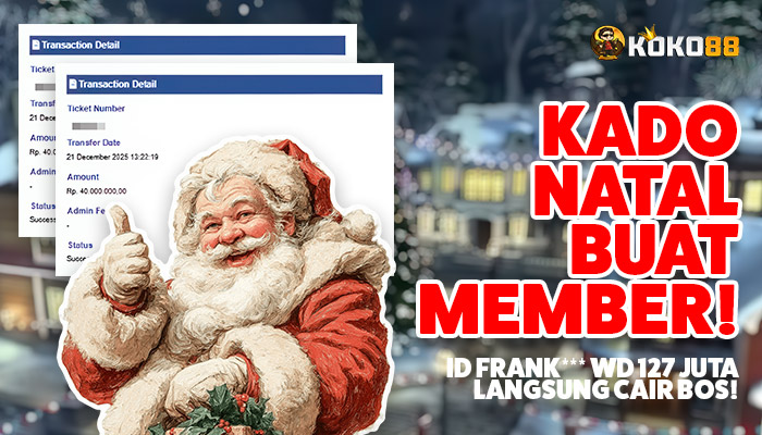 Kado Natal Buat Member! Langsung Cair Bos!