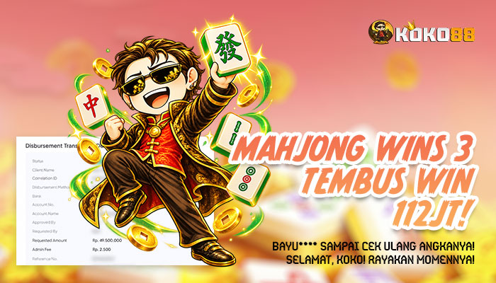MAHJONG WINS 3 TEMBUS Rp112 JUTA! BAYU**** SAMPAI CEK ULANG ANGKANYA